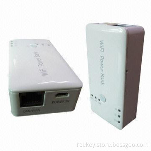 3G WiFi Router with 5,200mAh Power Bank, Dual USB with Card Reader